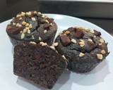 Keto Double Chocolate Peanut Butter Muffins Sugar & Gluten Free langkah memasak 7 foto
