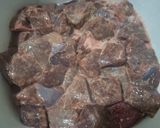 Foto langkah ke 3 dari resep Sambal Goreng Hati Sapi (1 kg) Kuah Gurih Pedas.