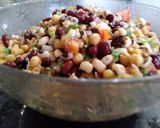 A picture of step 3 of Beans chaat.
