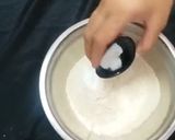 A picture of step 2 of Dark Chocolate cake.