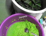Foto langkah ke 3 dari resep Kue lupis ketan pandan.