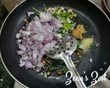A picture of step 1 of Chayote or Chow Chow Fry.