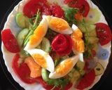 Hình bước làm 4 của món Salad dưa chuột, cà chua