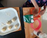 Foto langkah ke 7 dari resep Kentang Mozzarela Bulat.