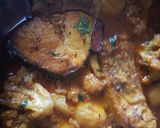ফুলকপি আলু দিয়ে রুই মাছের ঝোল (Fulkopi rui curry recipe in Bengali) রেসিপি ধাপ - 4 ছবি