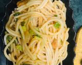 A picture of step 8 of Spaghetti with cheese and pepper.