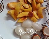 A picture of step 1 of Himachal Peach Chaat.