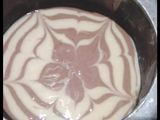 এগ লেস চকলেট জেব্রা কেক (egg less chocolate zebra cake recipe in Bengali)