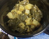 A picture of step 3 of Golden Beets with Grape Leaves.