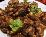 A picture of step 6 of Bheja Fry.