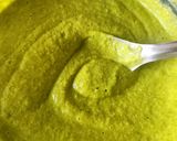 A picture of step 3 of Green Moong Dhokla.