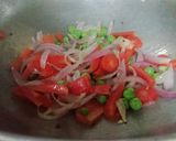 A picture of step 4 of Chatpata Pasta.