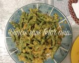 Foto langkah ke 1 dari resep Buncis crispy saus telur asin ala fe'.