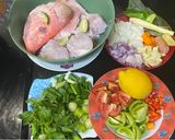 Foto langkah ke 2 dari resep Sup Ikan Kakap Merah kuah asam segar.