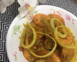 Gambar langkah 3 resipi Udang goreng berlado.