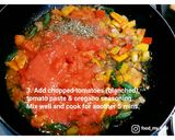 A picture of step 3 of Minestrone Soup.