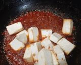 A picture of step 4 of Kadhai Paneer.