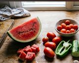 Foto del paso 1 de la receta Gazpacho de Sandía con queso feta