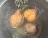 A picture of step 1 of Apple and Sweet Potato Salad.