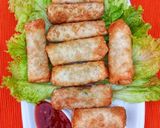 A picture of step 6 of Spring Rolls 🥕🫑🥬.