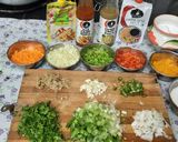 A picture of step 1 of Chinese style Veg manchow soup.