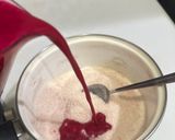 Foto langkah ke 2 dari resep Pudding Buah Naga Kelapa.