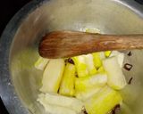 A picture of step 2 of Fried cassava.