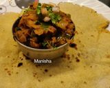 A picture of step 9 of Makki Ki Roti.