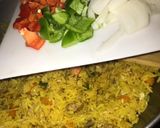A picture of step 9 of Chicken fried rice.