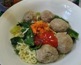 Foto langkah ke 9 dari resep Baso Ikan Tengiri Mercon.