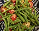 Une image de l'étape 6 de Salade tomates et haricots verts.