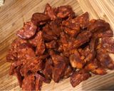 Une image de l'étape 1 de Crumble de légumes et Chorizo.