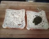 A picture of step 2 of Veg Cheese Grilled Sandwich (Mumbai Street Style).