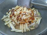 Tumis Putren Baso Petai