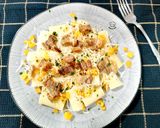 Foto del paso 5 de la receta: Rigatoni con calabaza trufada y torreznos