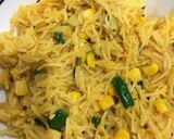 A picture of step 2 of Rice noodles seviyan upma.