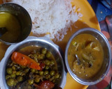 சாதம்,கத்தரி சுண்டை சாம்பார், சுண்டை பச்சடி,நெய் ரெசிபி ஸ்டேப் 5 புகைப்படம்