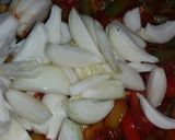Csípős csirke zöldséges bulgurral recept fázis 1 fotója