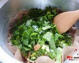 一鍋到底！電鍋料理~芥菜香菇拌飯(有影片)的食譜步驟4照片