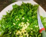 A picture of step 2 of Traditional Punjabi Sarson Ka Saag-Makki Ki Roti.