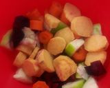 A picture of step 1 of Sweet and cream soup.