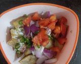 A picture of step 4 of Healthy and yummy sweet potatoes chaat.