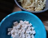 Foto langkah ke 1 dari resep Pepes Tahu Jamur.