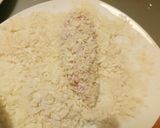 A picture of step 2 of Fluffy's fried chicken.