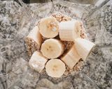 Foto del paso 1 de la receta: Panqueques esponjosos de banana y avena.- Bajas calorías y sin harina. (Pancakes) Súper FÁCIL