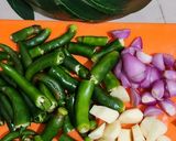 Foto langkah ke 4 dari resep 111. Cumi Cabe Ijo.