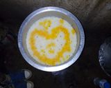 A picture of step 4 of Colored boiled rice.