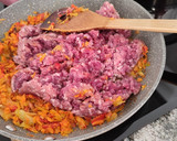 Foto del paso 2 de la receta: 💜 Falsa lasaña de espaguetis con bechamel especial (s/ lactosa)