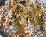 Foto del paso 4 de la receta: Arroz con verduras, pollo y curry