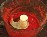 A picture of step 1 of Whipped White Chocolate Raspberry Ganache Frosting and Filling.